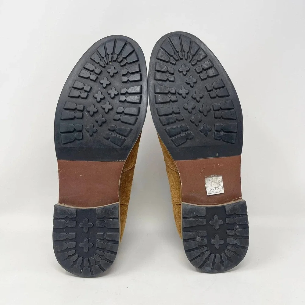 Crevo Reggie Boot‎ Mens 9 Chestnut Brown Suede Casual Slip On Chelsea Gorpcore
